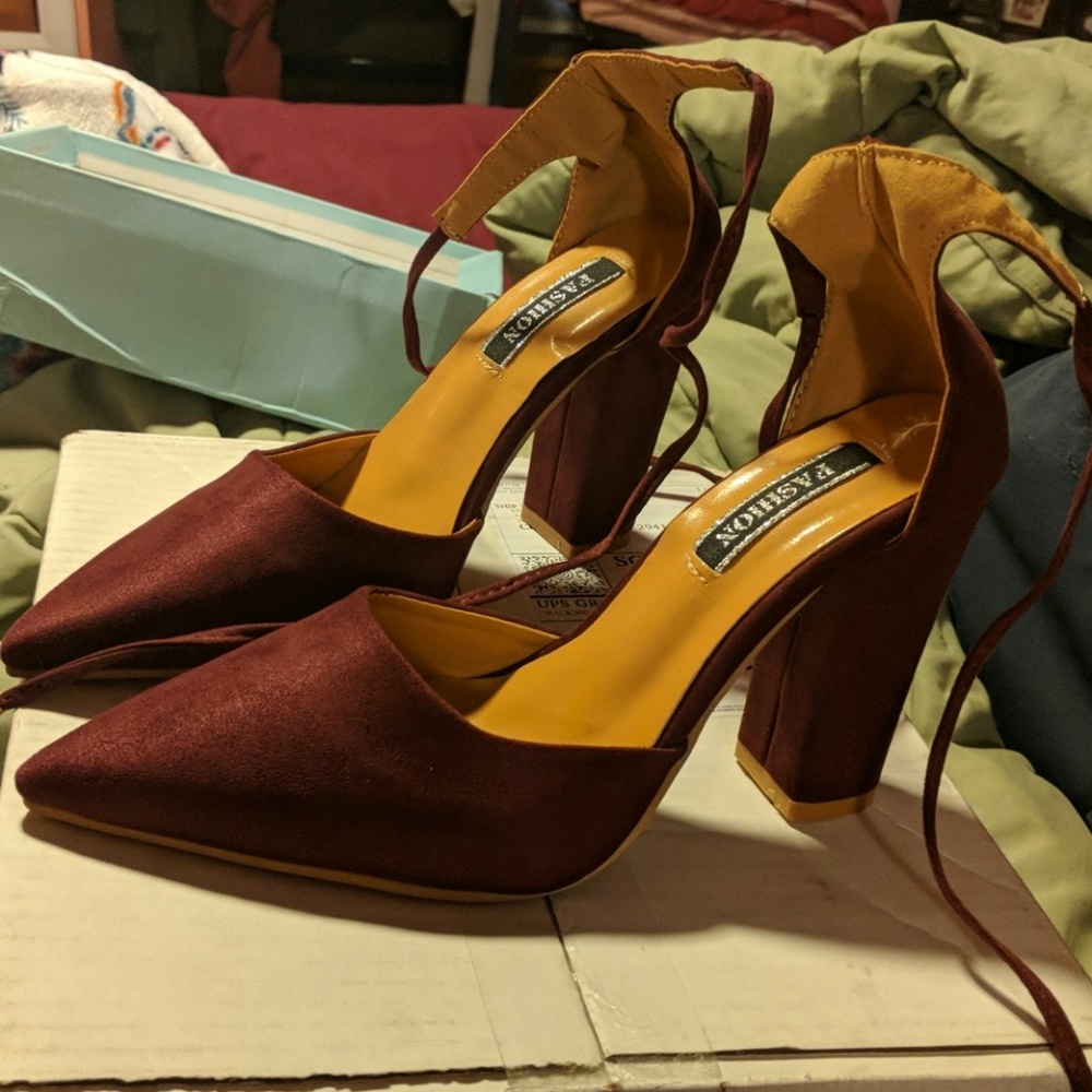 Pointed heels